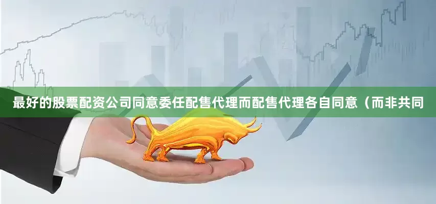 最好的股票配资公司同意委任配售代理而配售代理各自同意（而非共同